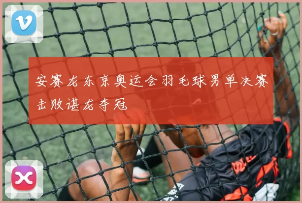 安赛龙东京奥运会羽毛球男单决赛击败谌龙夺冠