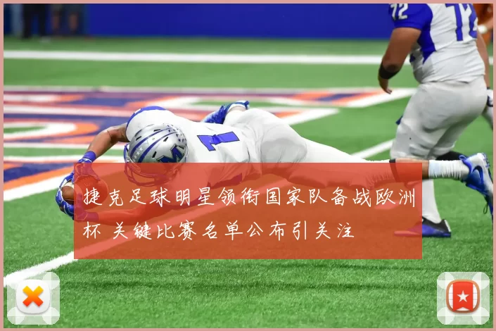 捷克足球明星领衔国家队备战欧洲杯 关键比赛名单公布引关注
